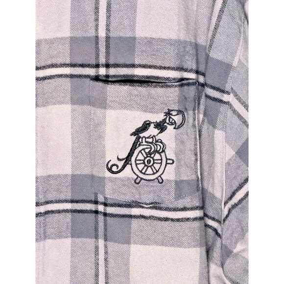 CAKEWORTHY X DISNEY Steamboat Willie Grey Flannel Shirt Size 3XL EUC - Picture 2 of 6